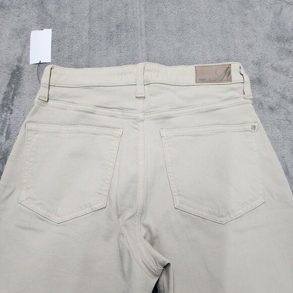 NWT MAVI Jeans Women's Shelia High Rise Pants Beige Straight Leg Size 27 - Picture 3 of 13